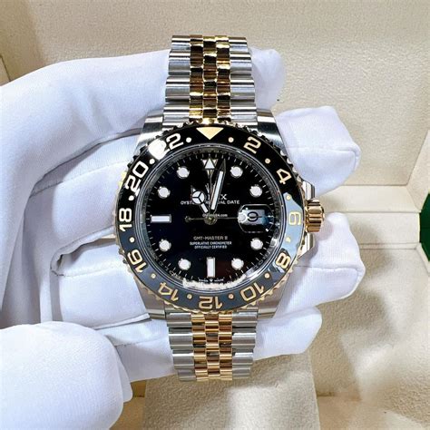 rolex gmt two tone ceramic